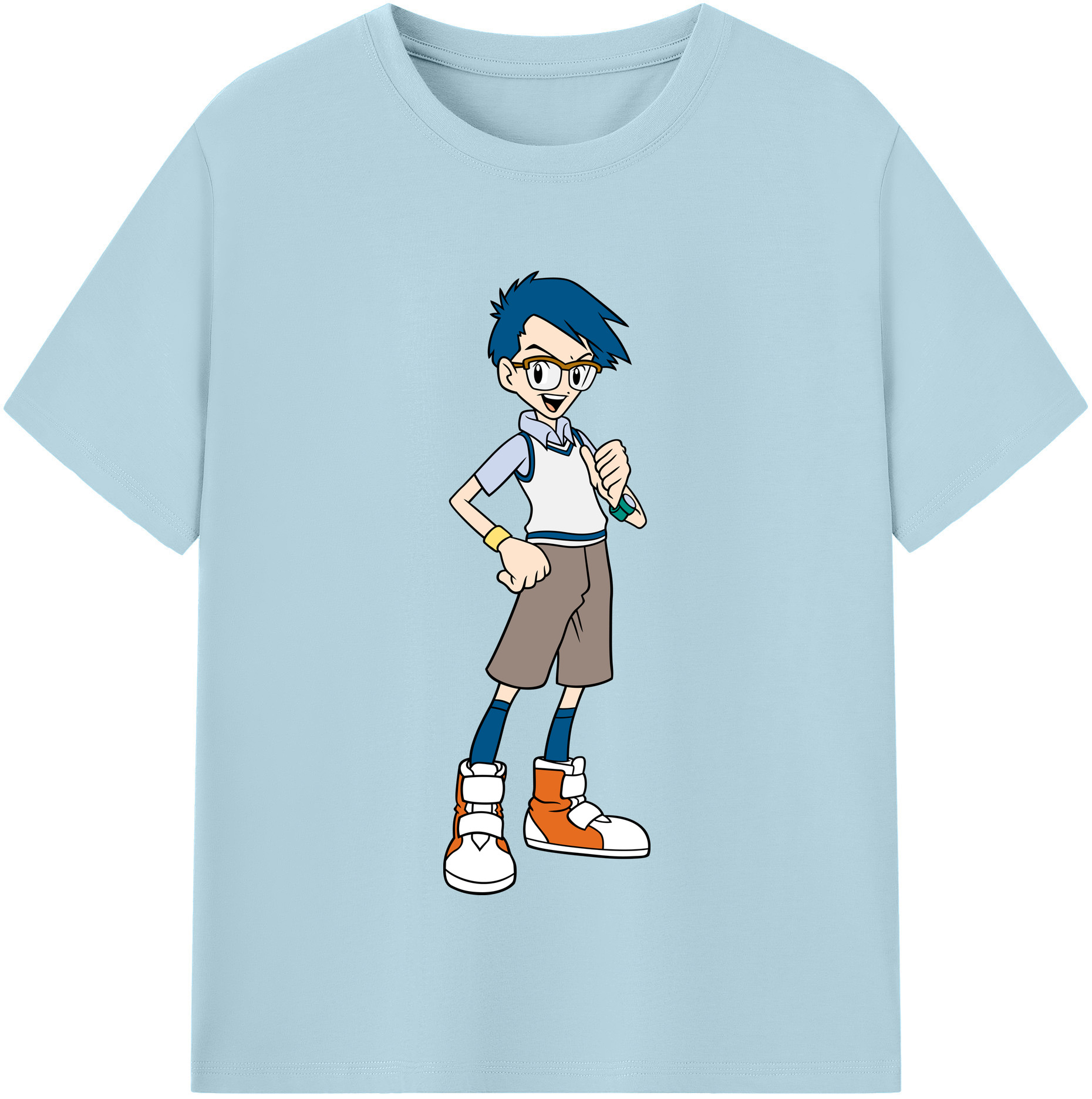 （画像用） Digimon デジタルモンスター/デジモン 綿100％半袖Tシャツ（フロントプリント）